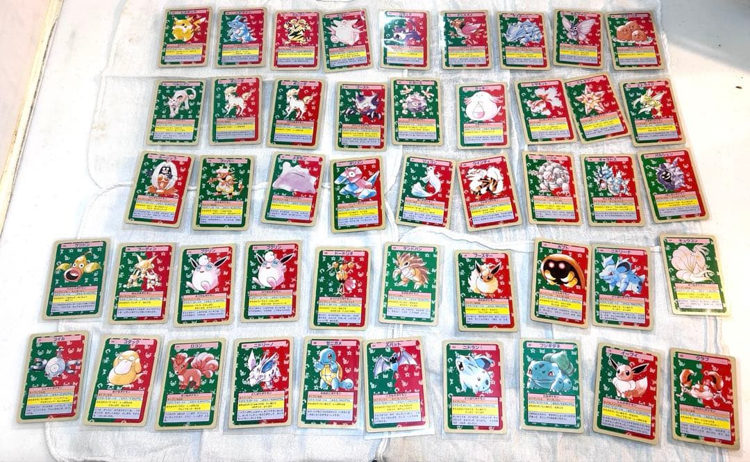 ポケモン トップサン カード まとめ売り 47枚　裏青・裏緑　スリーブ保管　初期