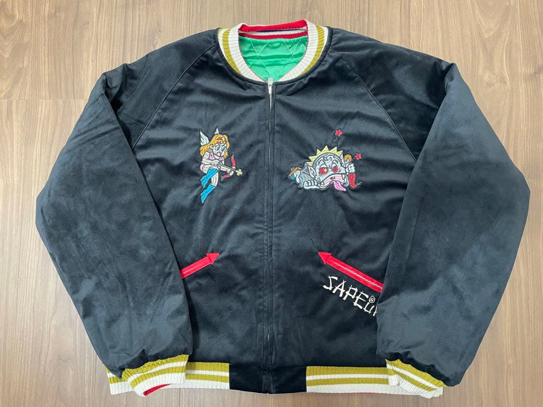 【新品・未使用】SAPEur ビックリマンリバーシブルスーベニアジャケット