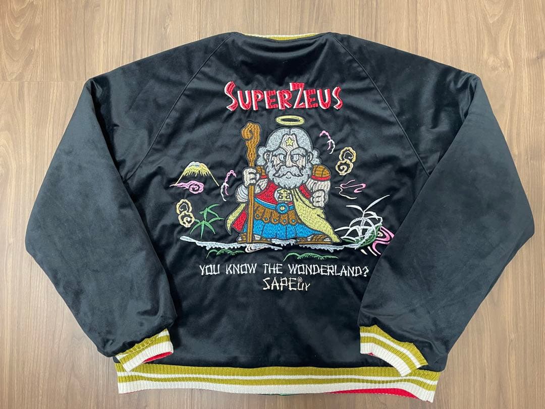 【新品・未使用】SAPEur ビックリマンリバーシブルスーベニアジャケット