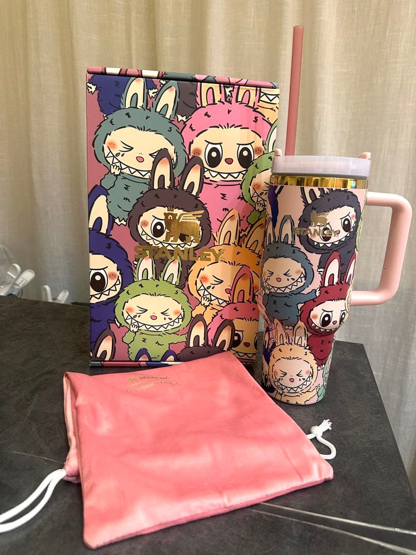 新同/ ラブブ LOVESHACKFANCY STANLEY ステンレス ボトル