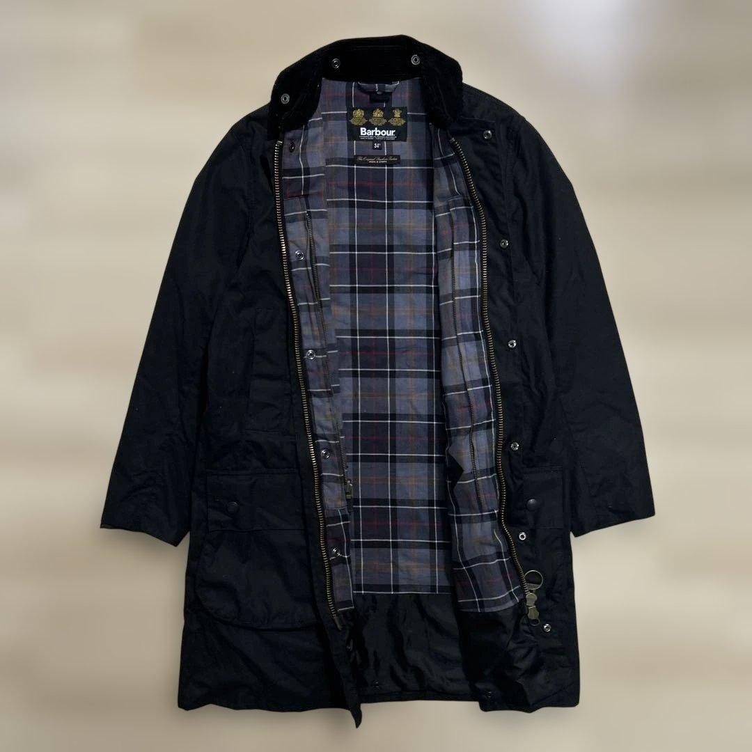Barbour / SL BORDER WAX ブラック サイズ34