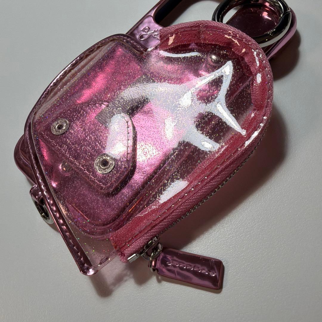 ※値下げ中！ajew グリッター透明ピンクケース　iPhone 15pro用