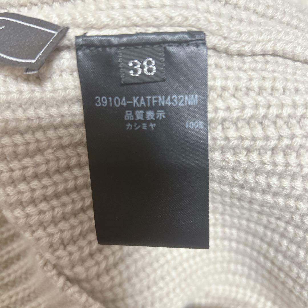 フォクシー　ニット　セーター　カシミヤ100　タートルネック　ゆったり　Ｍ