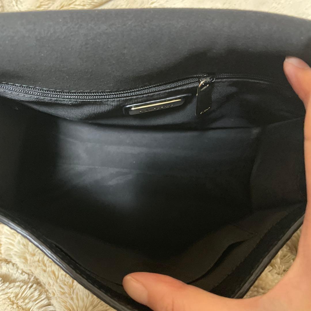 美品 FURLA フルラ ショルダーバッグ ブラック ゴールド金具 正規品