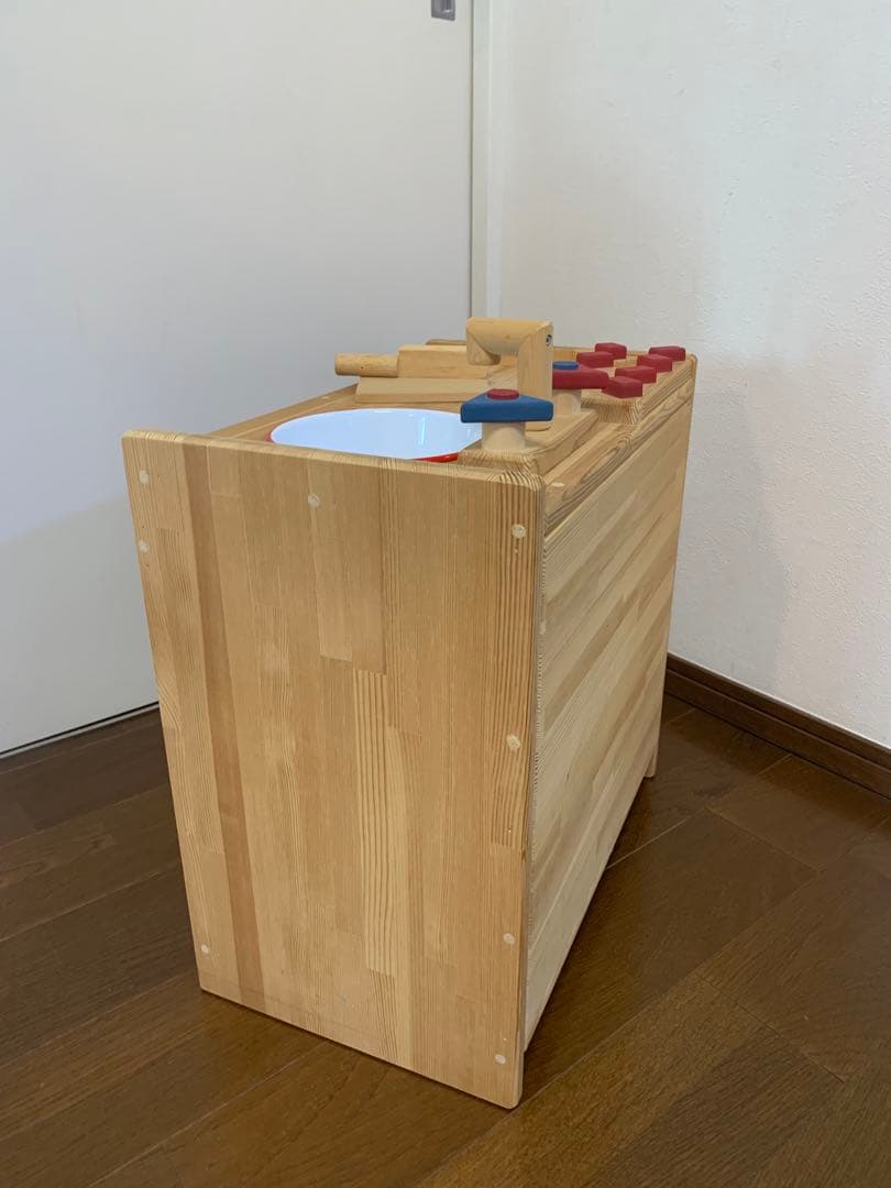 木製ままごとキッチン（棚付き） KHM-C sosion 夢工場