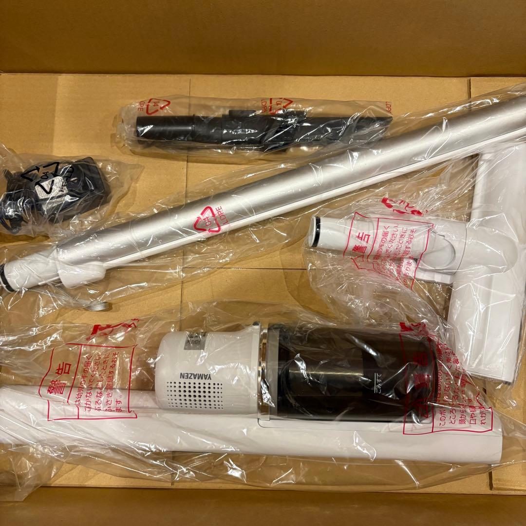 【新品未使用】山善コードレススティッククリーナー ZSP-L160 ホワイト