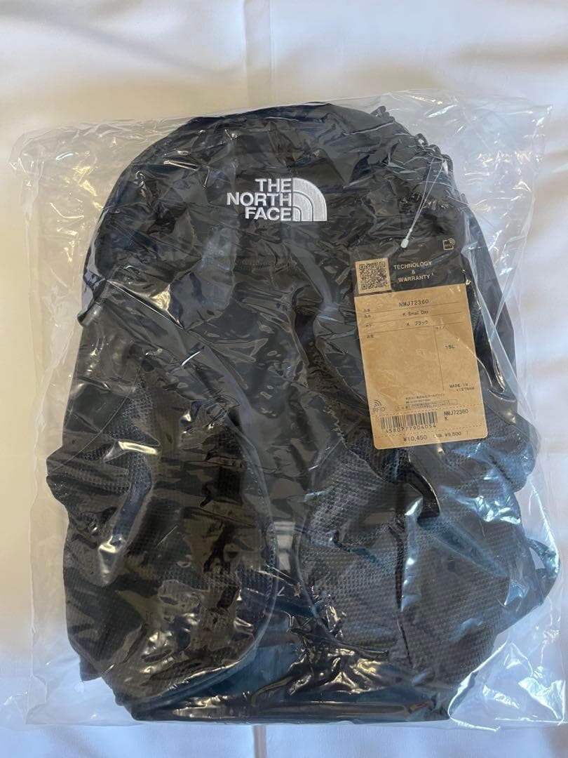 ノースフェイス スモールデイ リュック(ブラック)NMJ72360