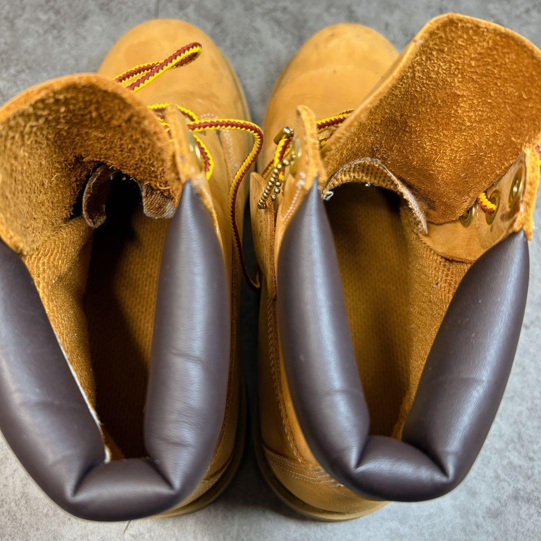 極美品✨【Timber land】12909/6インチプレミアム/イエローブーツ