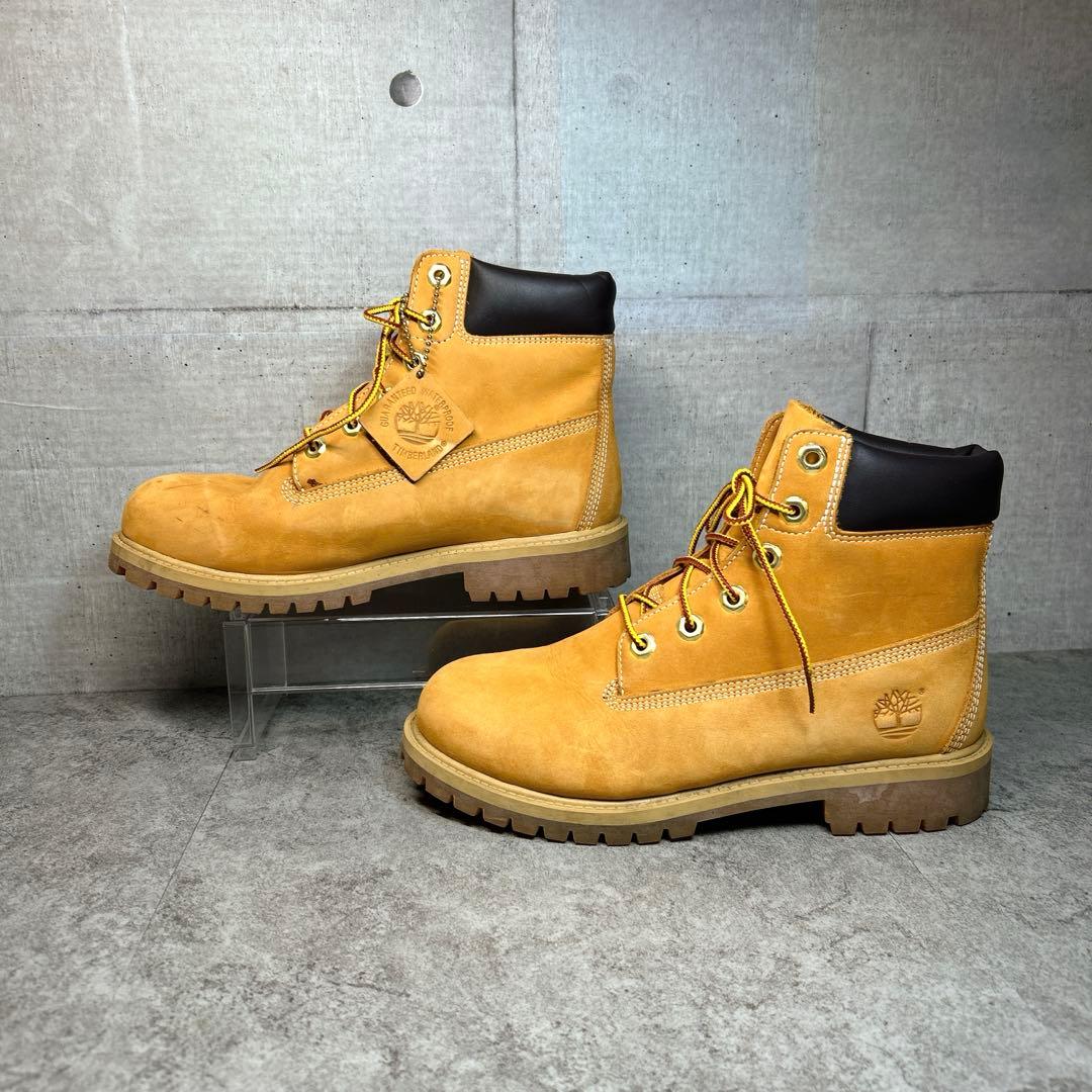 極美品✨【Timber land】12909/6インチプレミアム/イエローブーツ