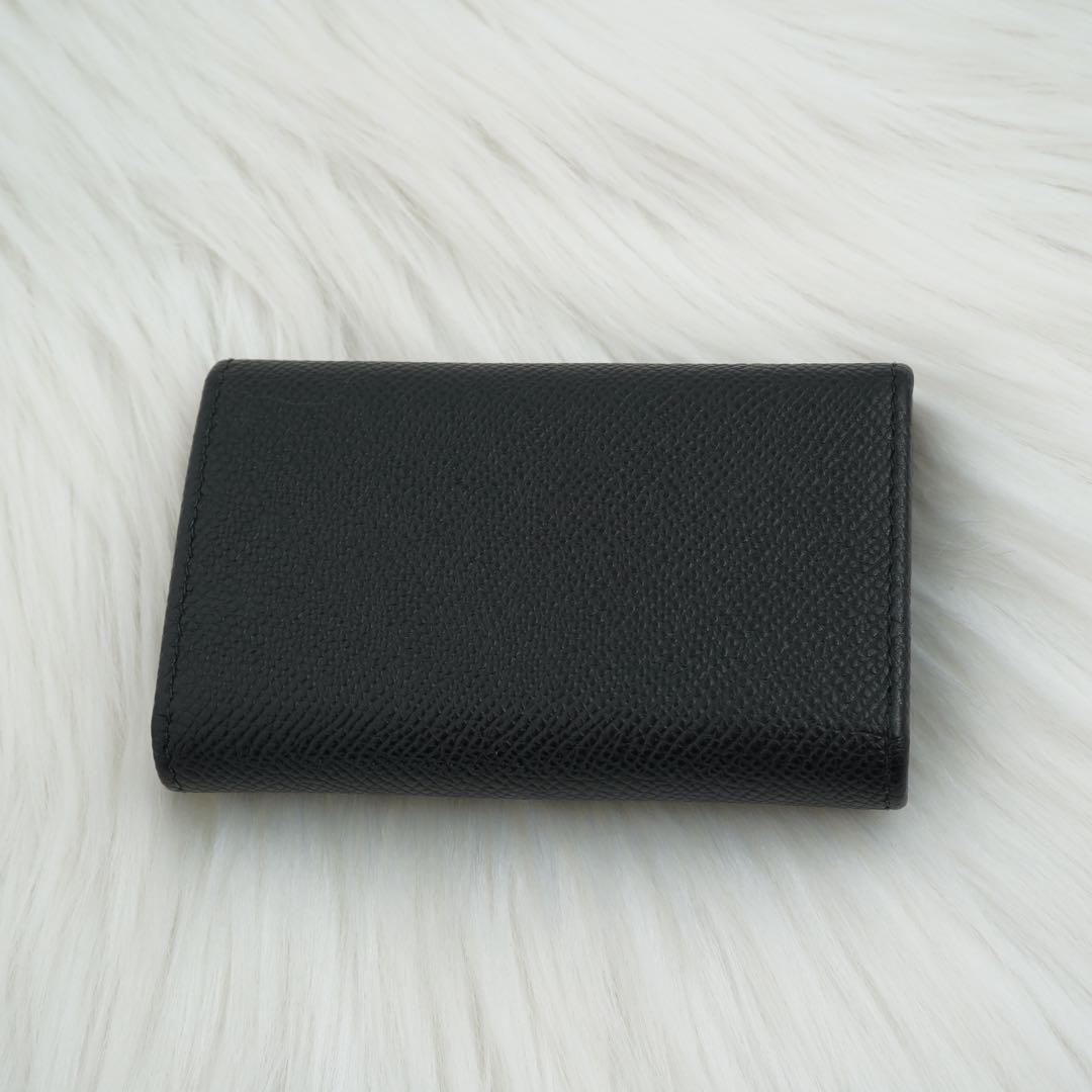 ほぼ未使用品　箱付き　BVLGARI ブルガリ　キーケース　金具　ブラック