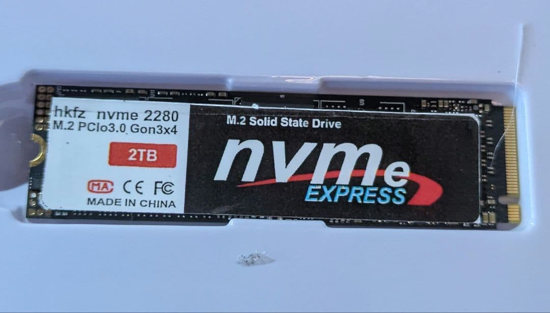 の*P様 2TB NVMe M.2 SSD