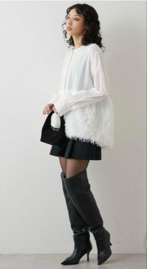 Whim Gazette【THE PAUSE】フェザーキリカエシャツ