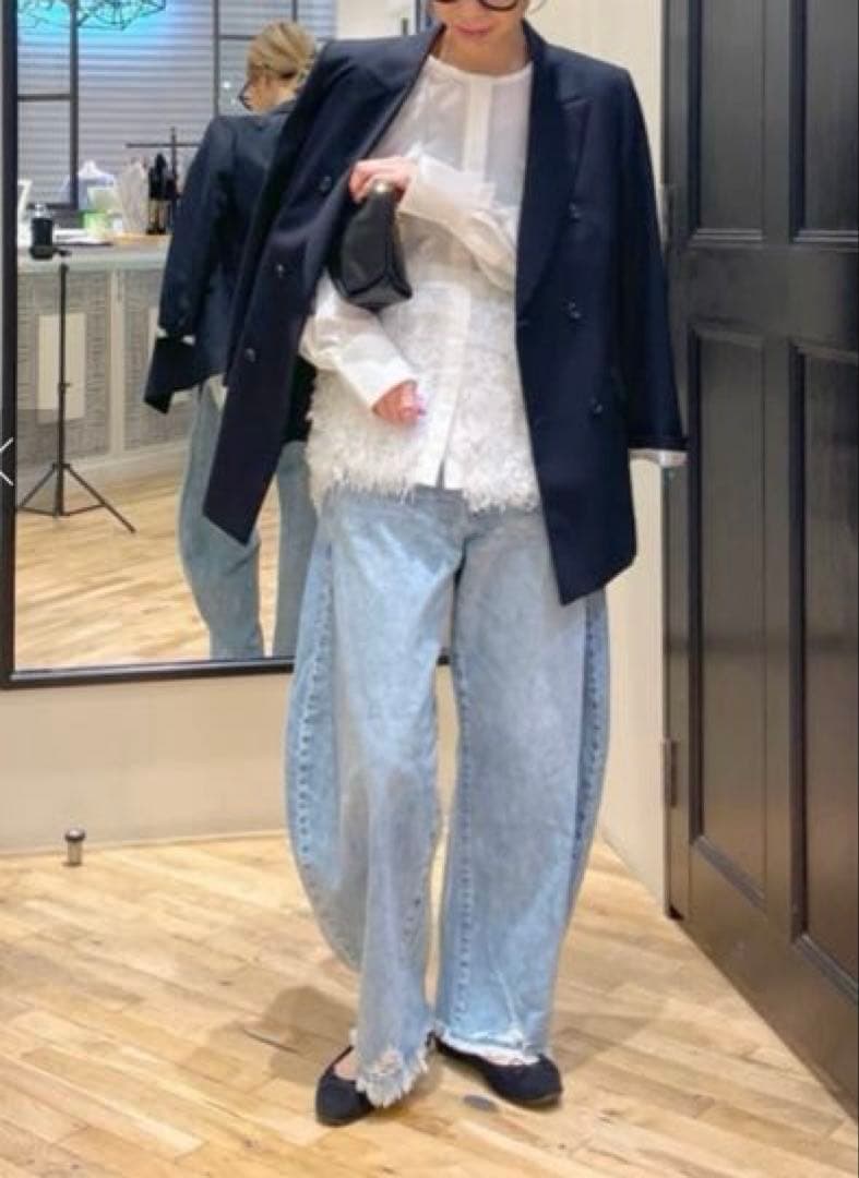 Whim Gazette【THE PAUSE】フェザーキリカエシャツ