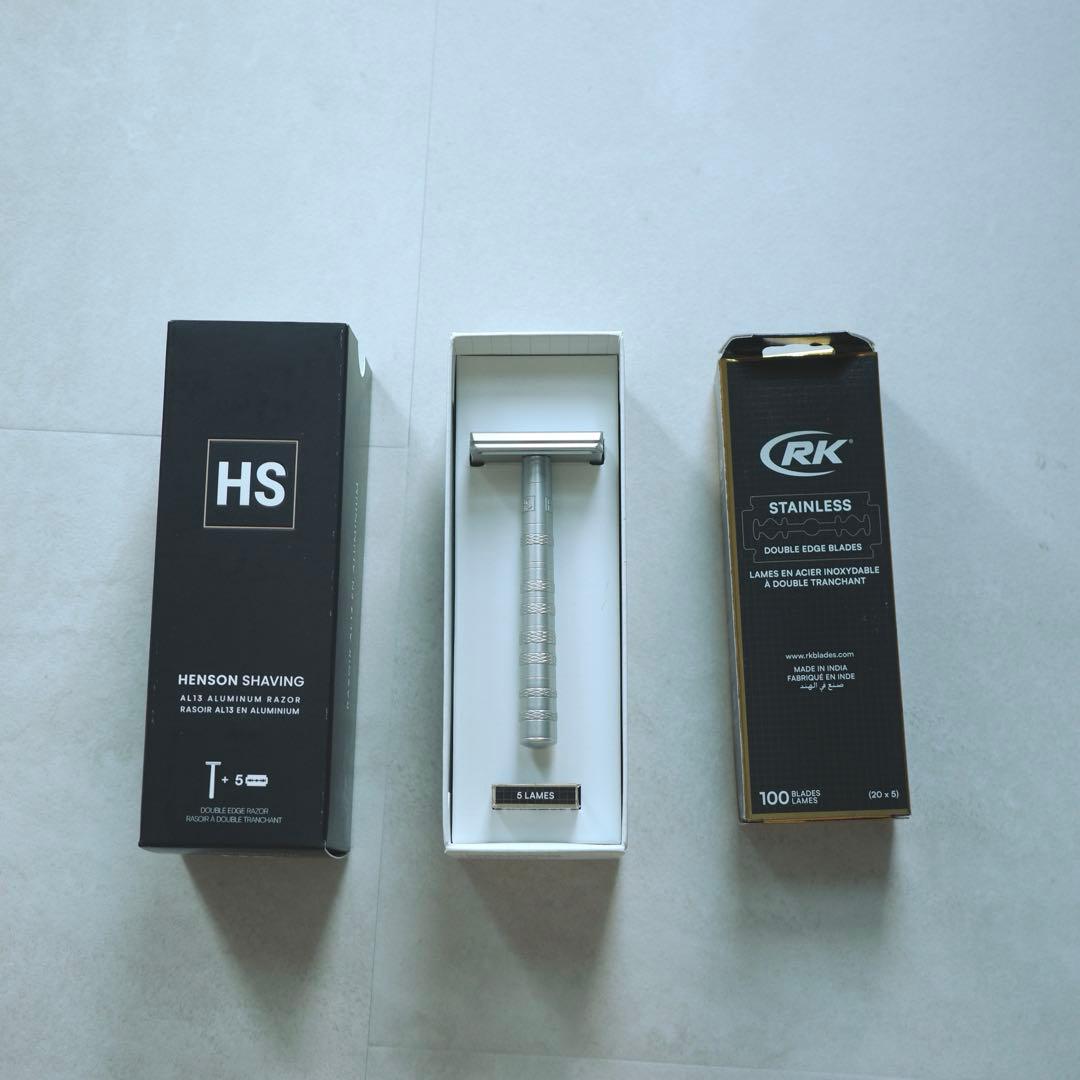 【限定モデル】HENSON SHAVING AL13 + 替え刃100枚