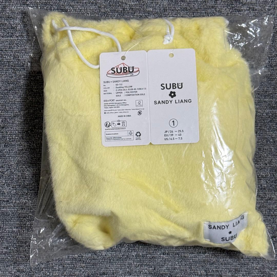 靴 SUBU Sandy Liang Duckling Yellow 24 25.5