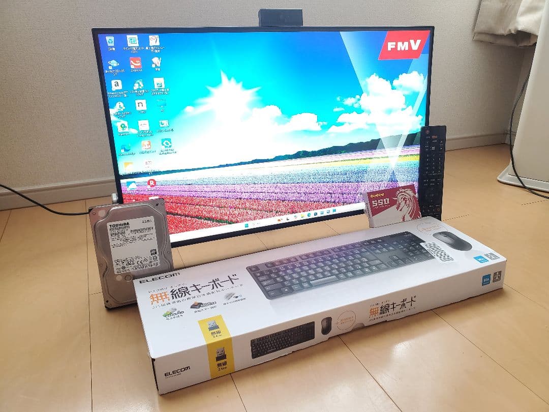 富士通/i7-7700HQ/SSD512GB/メモリ16GB/オフィス2024