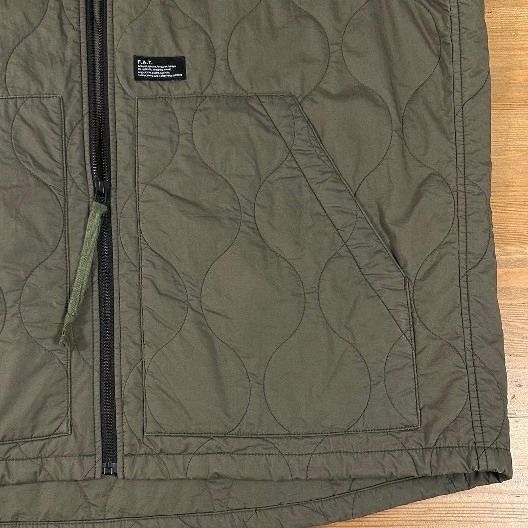 FAT GRENADE 中綿 ヘチマキルティング ミリタリーベスト ジャケット