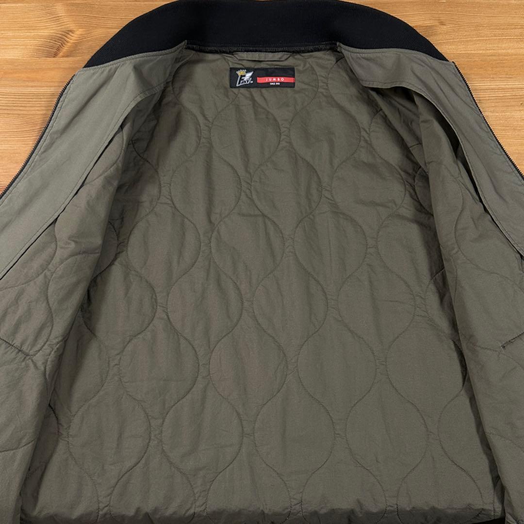 FAT GRENADE 中綿 ヘチマキルティング ミリタリーベスト ジャケット