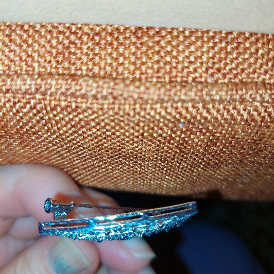 お値下げ依頼品足立宝石店k18wgダイヤブローチ0.84&イヤリング0.41