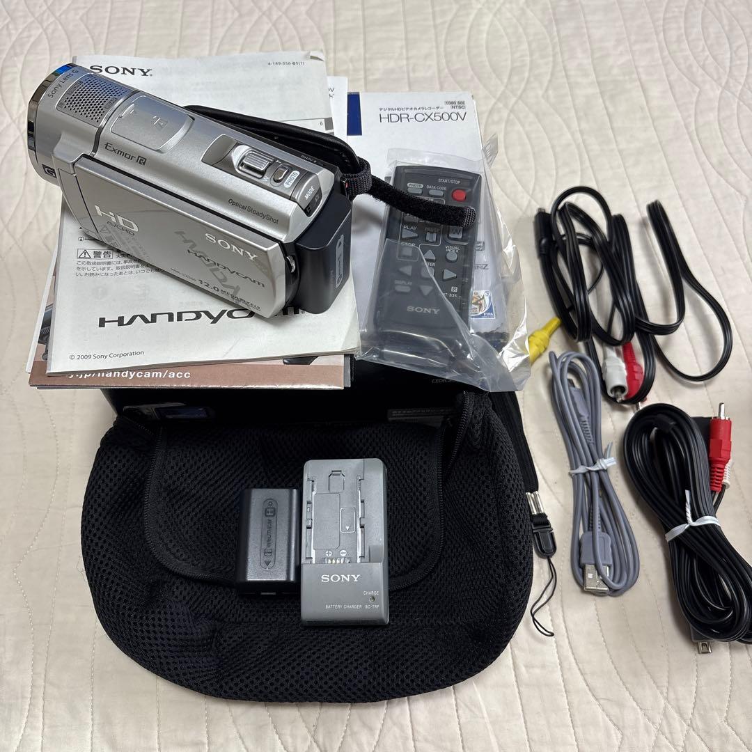 SONY HDR-CX500V ビデオカメラ VRD-MC6DVDライターセット
