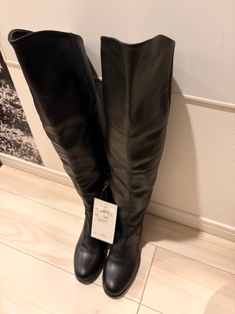 taim サンルカ　イタリア製本革ニーハイブーツ