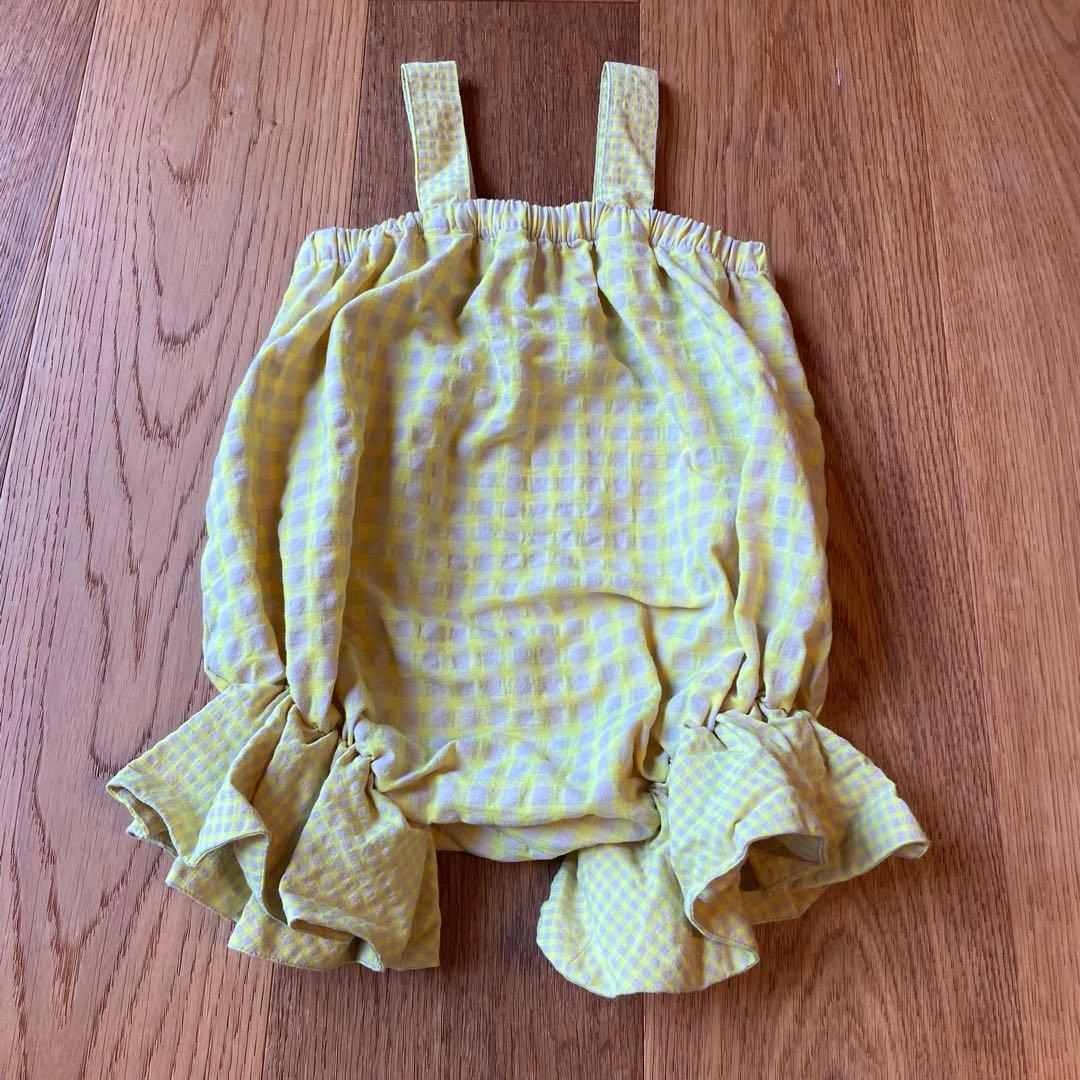 週末限定 25SS ウルフアンドリタ REGINA FLUOR ロンパース 黄色