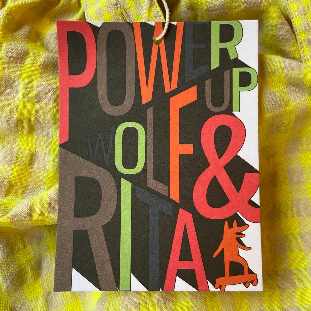 週末限定 25SS ウルフアンドリタ REGINA FLUOR ロンパース 黄色