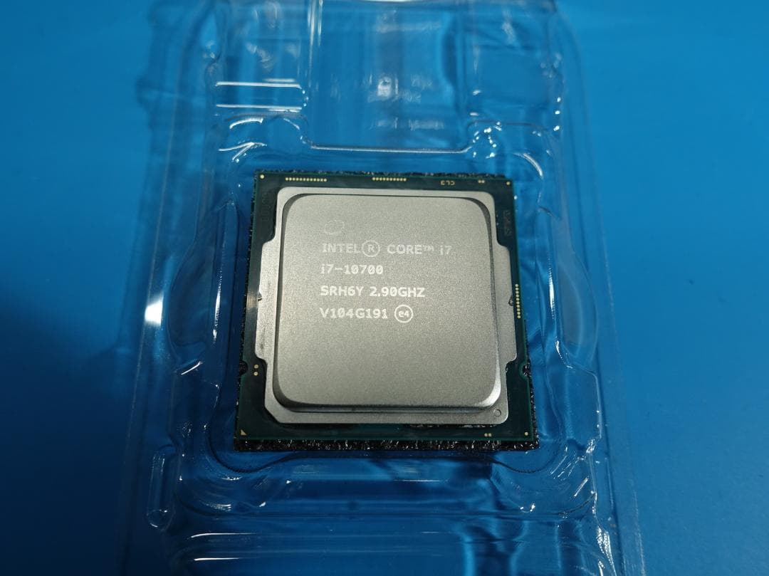 美品・完動） Intel Core i7 10700 CPU