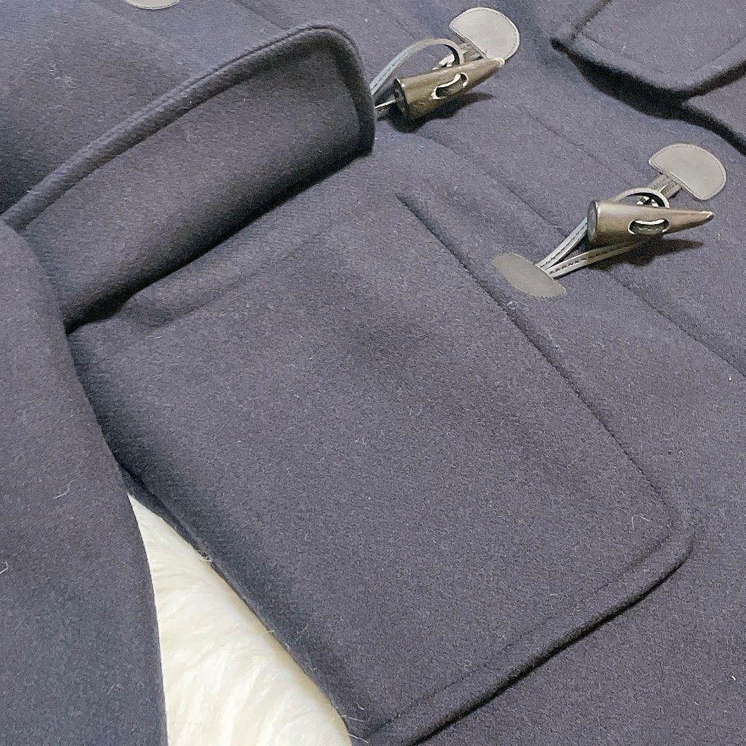 ブルーレーベル　メガチェック　水牛トグル　バイルメルトン　ダッフルコート