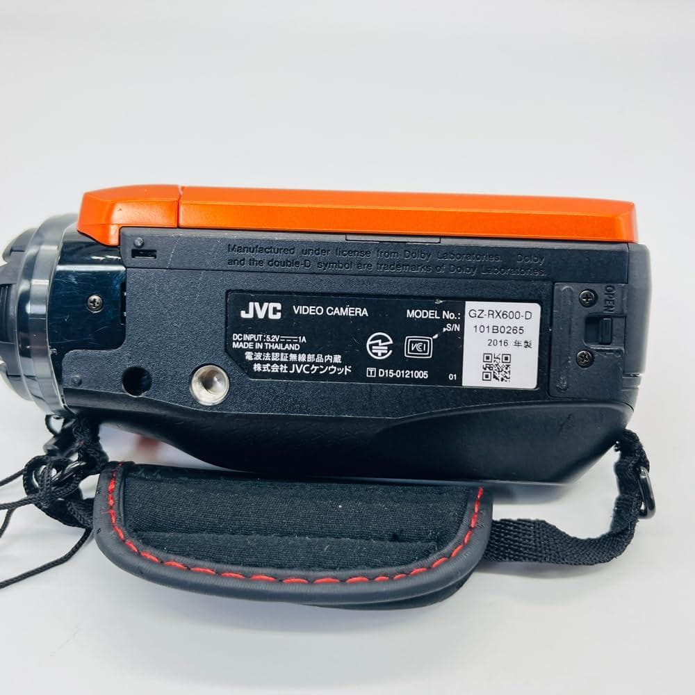 JVC ビデオカメラ Everio R Wi-Fi オレンジ GZ-RX600