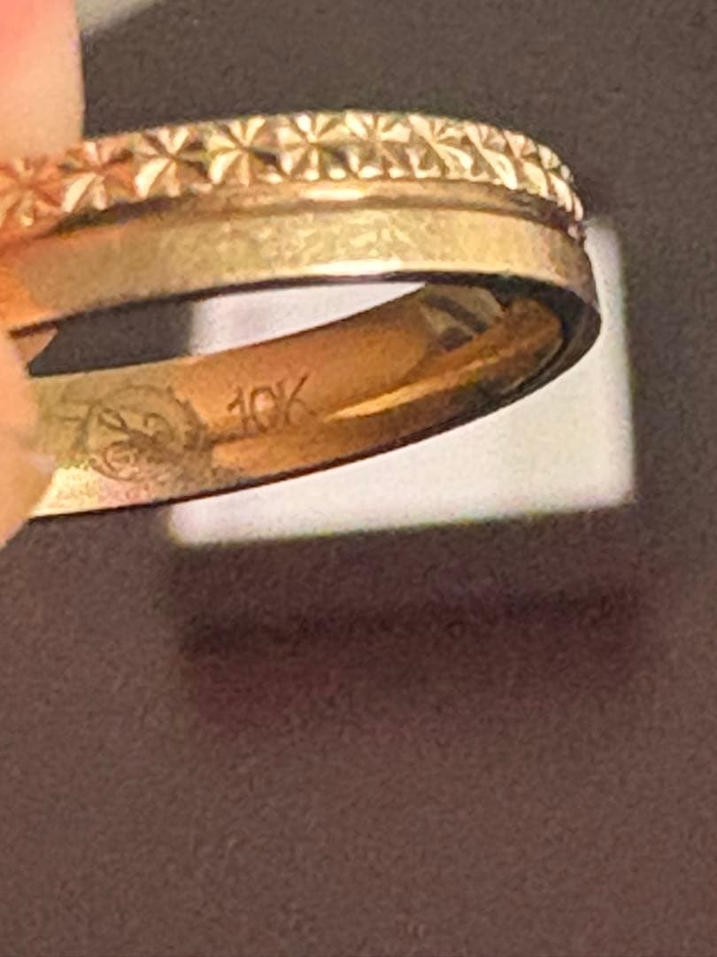 アバランチ　10K ゴールド リング　3号