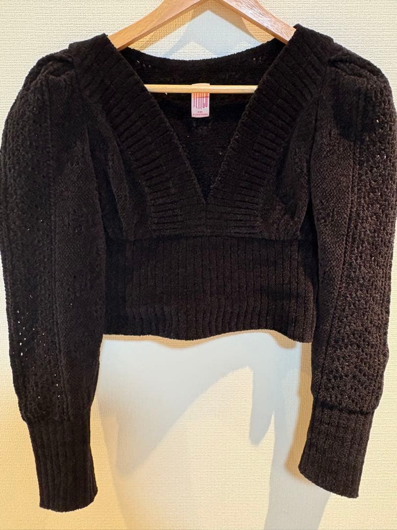 MOLE KNITTED JUMPER ブラック 36