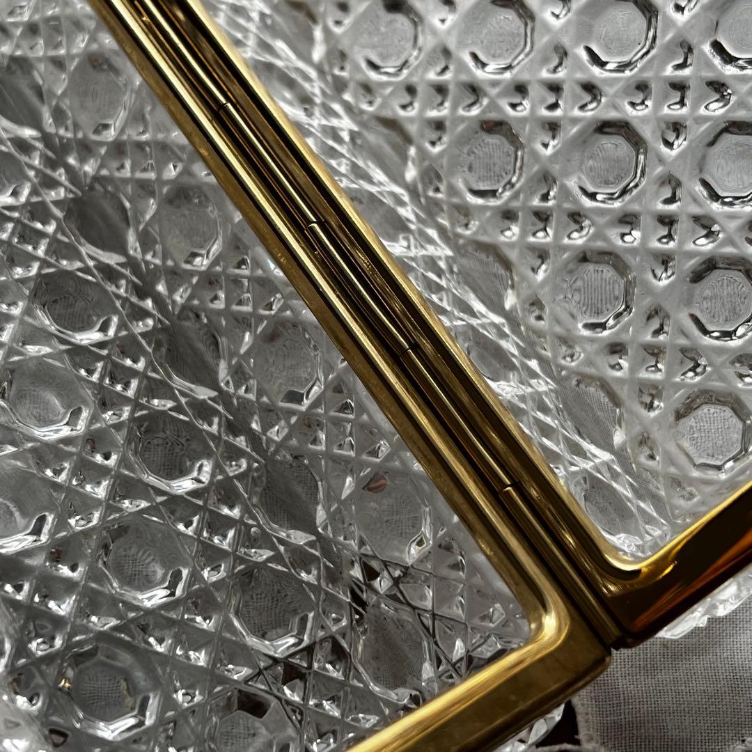 希少 オールドバカラ ディアマン・ピエーリー 大型 ジュエリーボックス 蓋物