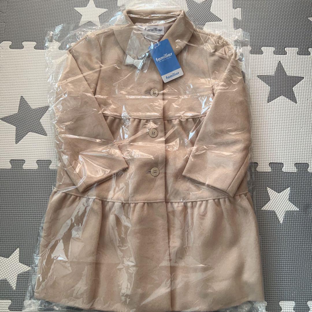 新品未使用　familiar　ティアードデザイン　ショートコート　110