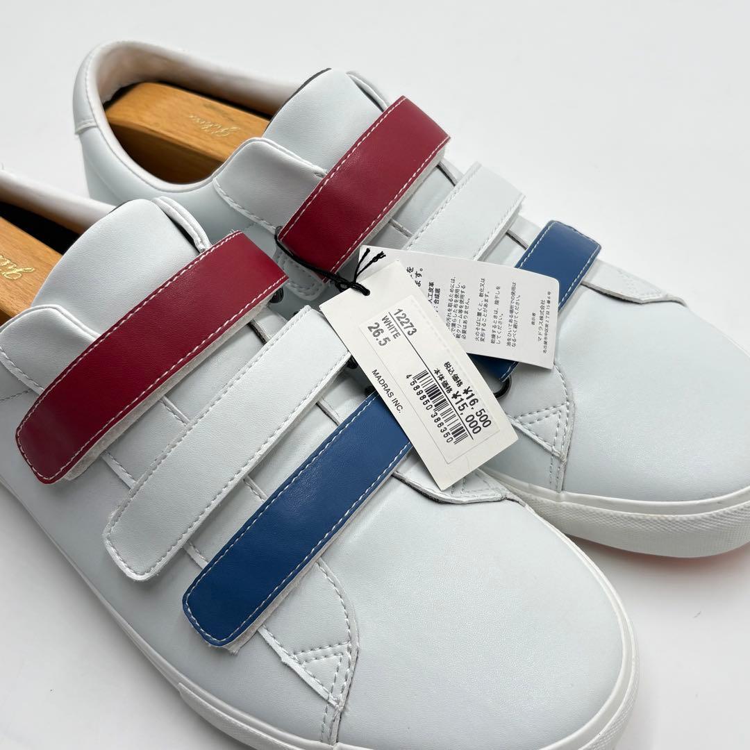 未使用 ✨ カステルバジャック ベルクロ レザースニーカー メンズ 26.5