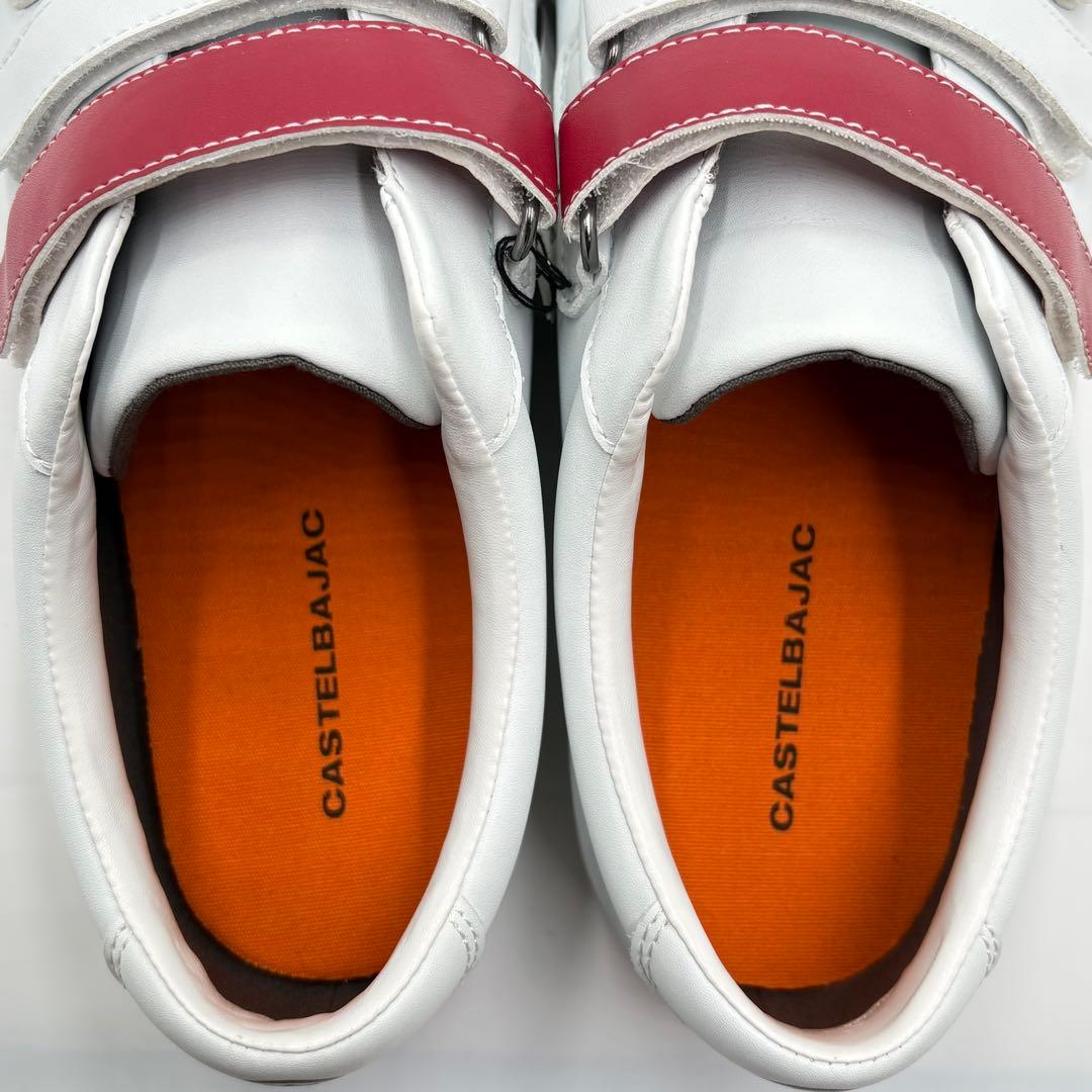 未使用 ✨ カステルバジャック ベルクロ レザースニーカー メンズ 26.5