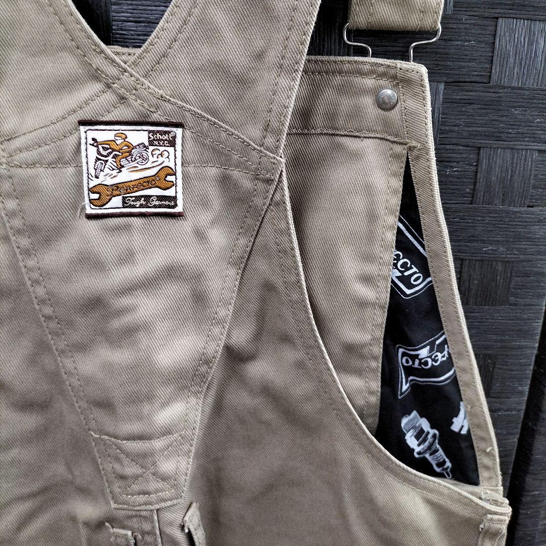 Schott オーバーオール　ベージュ