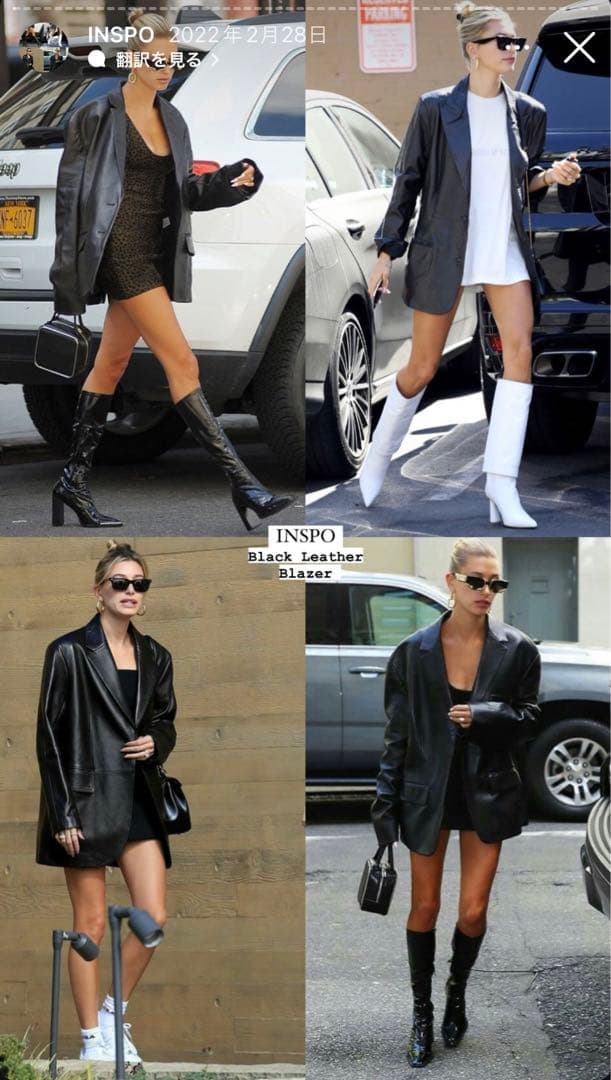 DKNY ラムレザー　テーラードジャケット　本革