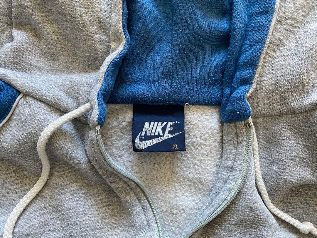 【銀タグ】80s〜90sヴィンテージ NIKE フルジップパーカー XL