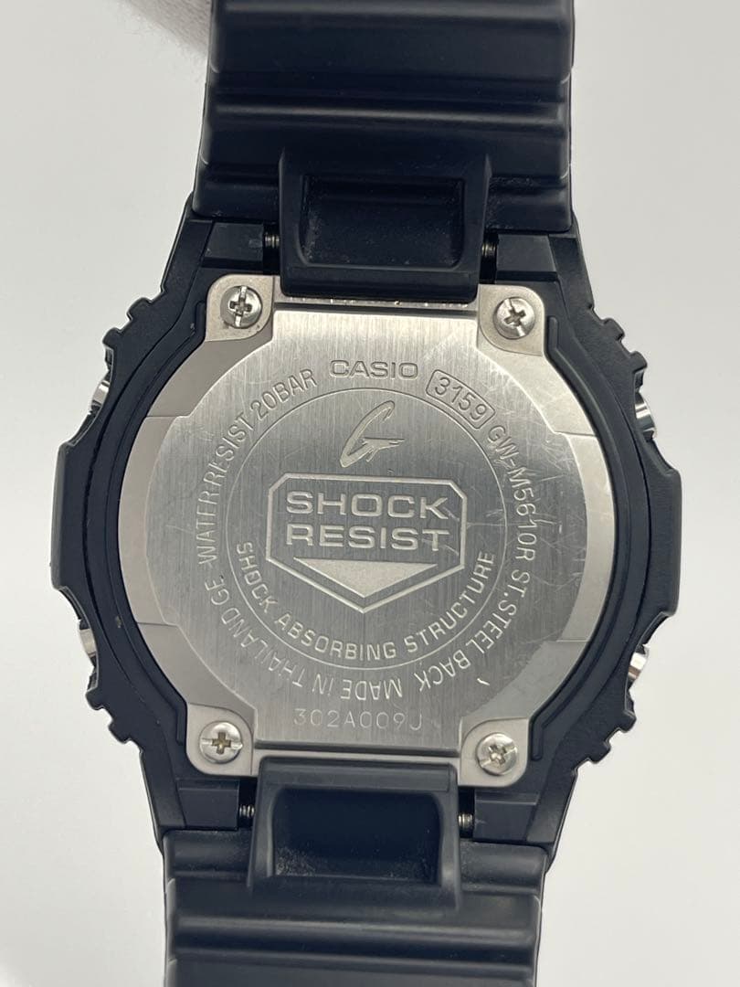美品G-SHOCK GW-M5610R-1JF 黒オレンジ CASIO