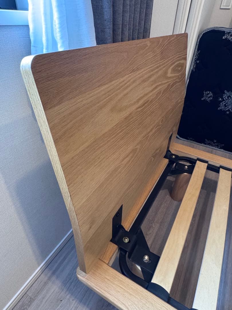 無印良品 木製ベッドフレーム オーク材　スモール１台　たのメル便