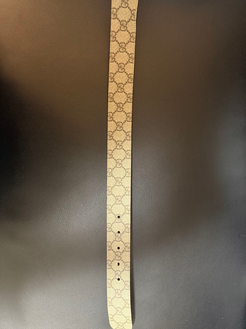 GUCCI グッチ GG柄 ベルト シルバーバックル