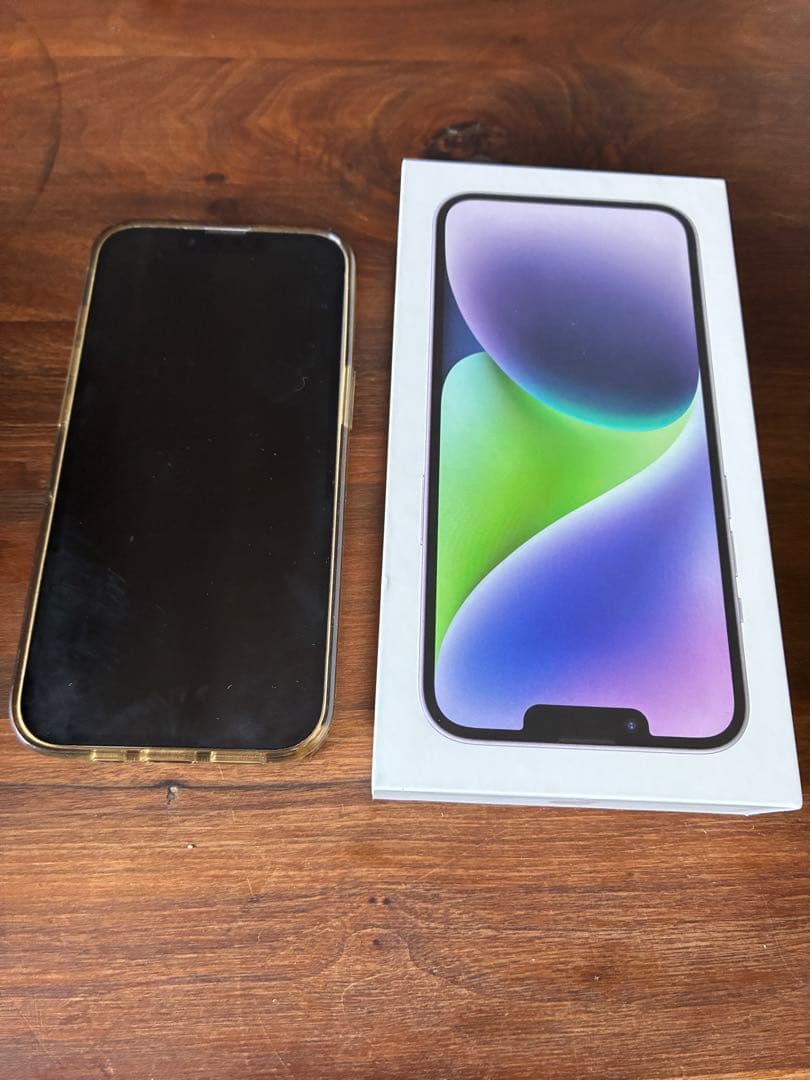 美品 Apple iPhone 14 128GB パープル(SIMフリー)