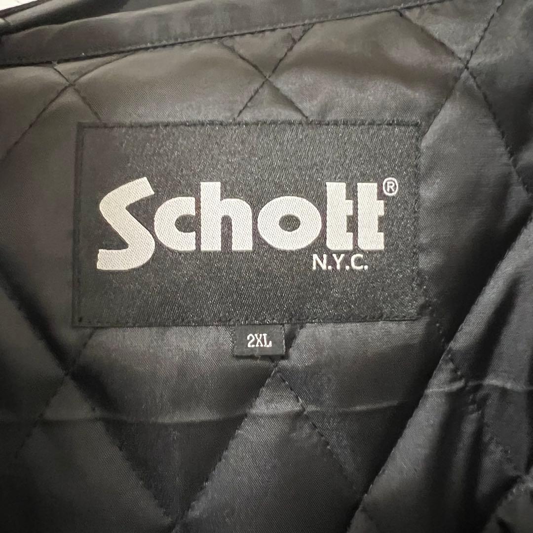 Schott 2XL シングルライダース ジャケット