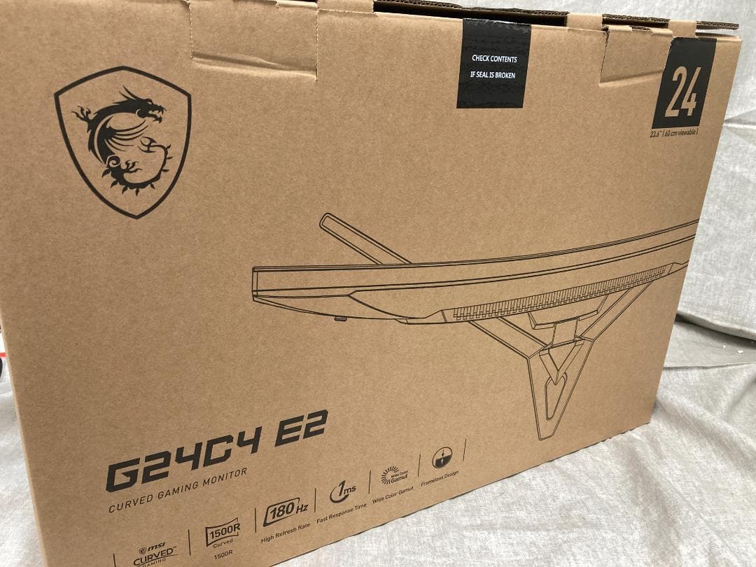 い*と様 MSI 湾曲ゲーミングモニター G24C4 E2 23.6インチ