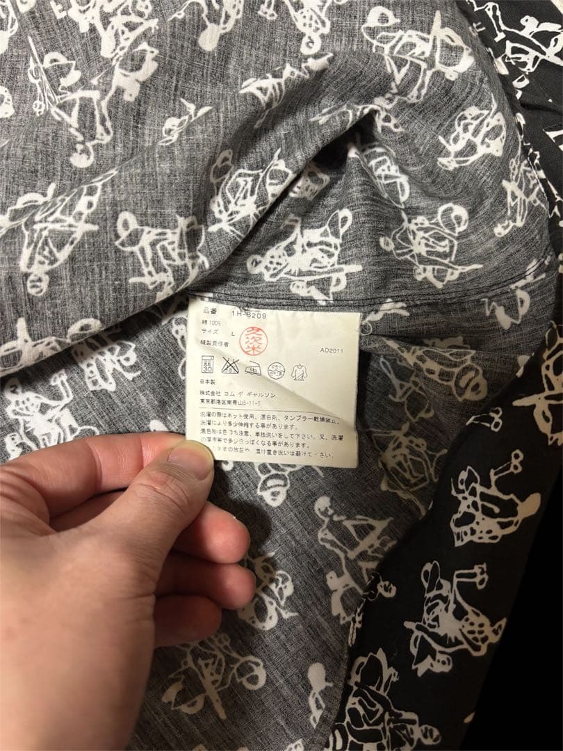 11ss BLACK COMME des GARCONS シャツ