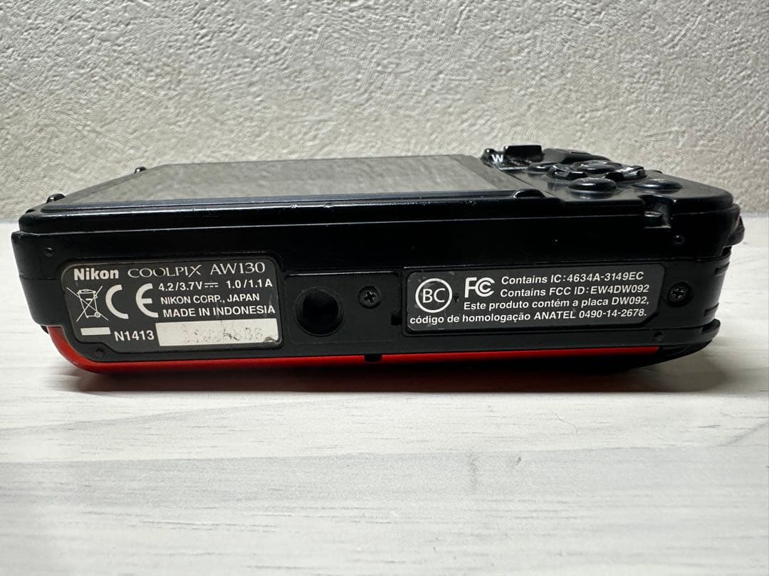 美品 Nikon COOLPIX AW130 オレンジ コンパクトデジタルカメラ