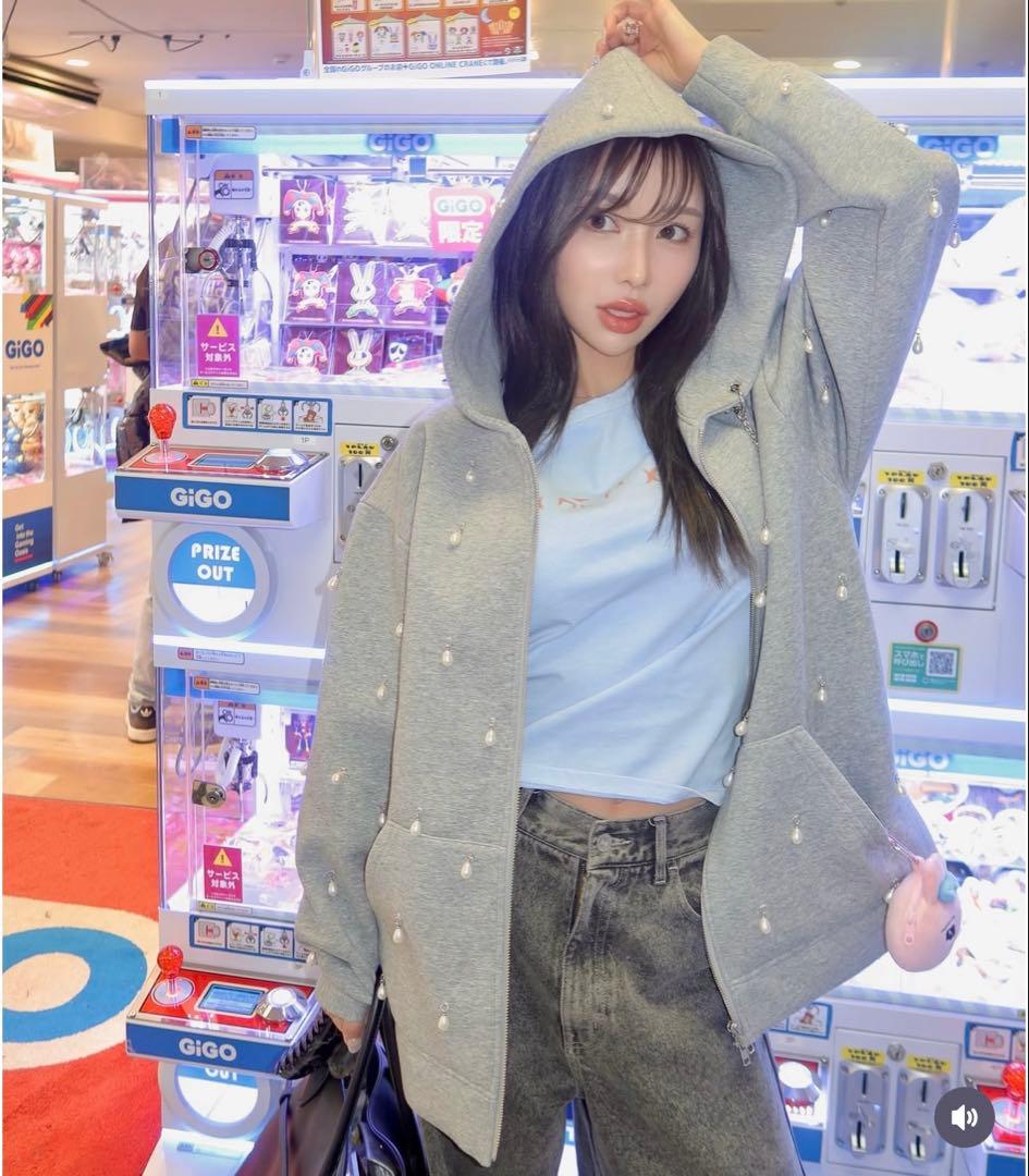 パンツ JOSE MOON/ LOOSE FIT WIDEDENIM black 34