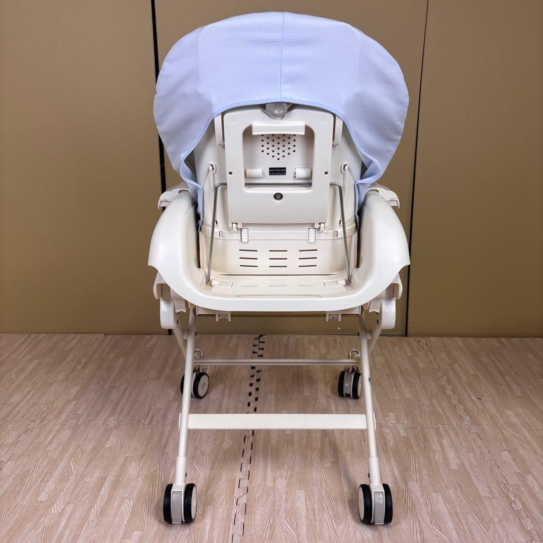 極上クリーニング済　☆美品☆　コンビ　ハイローベッド＆チェア　ネムリラ　ブルー