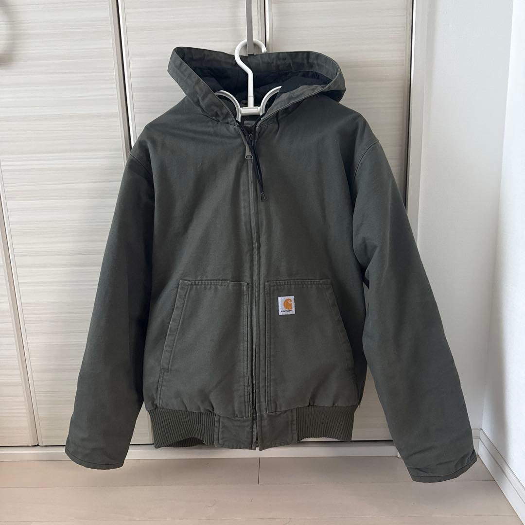 Carhartt フード付きジャケット オリーブ